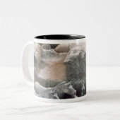 Terracotta Army, Qin Dynasty, 210 BC Tweekleurige Koffiemok (Voorkant links)