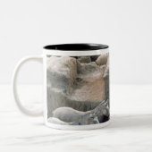 Terracotta Army, Qin Dynasty, 210 BC Tweekleurige Koffiemok (Links)