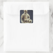 Terracotta Army, Qin Dynasty, 210 BC Vierkante Sticker (Tas)