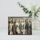 Terracotta Army, Qin Dynasty, 210 voor Christus; k Briefkaart (Staand voorkant)