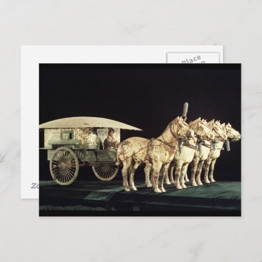 Terracotta Army, Qin Dynasty Briefkaart (Voorkant / Achterkant)