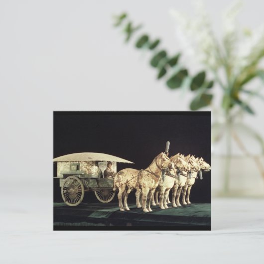 Terracotta Army, Qin Dynasty Briefkaart (Staand voorkant)