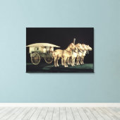 Terracotta Army, Qin Dynasty Canvas Afdruk (Insitu (Houten vloer))