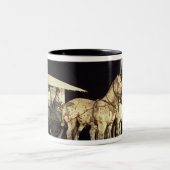 Terracotta Army, Qin Dynasty Tweekleurige Koffiemok (Center)