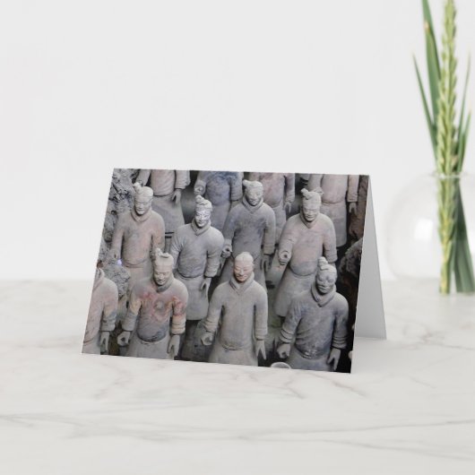 Terracotta Army, Xi'an, China - Kaart (Voorkant)