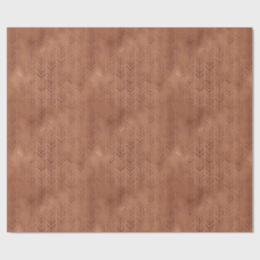 Terracotta Arrows Boho Cadeaupapier (Vlak)