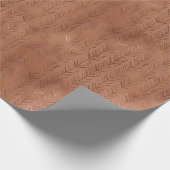 Terracotta Arrows Boho Cadeaupapier (Hoek)