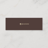 Terracotta Astrology Stars Stud Earring Display Mini Visitekaartje (Achterkant)