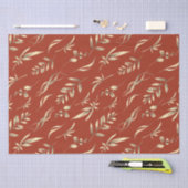 Terracotta Autumn Greenery Tissue Paper Tissuepapier (Craft)