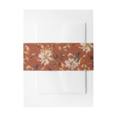 Terracotta Autumn Invitation Belly Band Uitnodigingen Wikkel (Voorkant Voorbeeld)