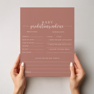Terracotta Baby Predictions and Advice Kaarten