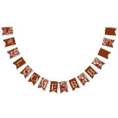 Terracotta baby shower vlaggetjes (Alle)