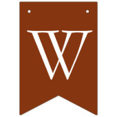 Terracotta baby shower vlaggetjes (Tweede vlag)