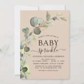 Terracotta Baby Sprinkle Shower Eucalyptus Kaart (Voorkant)