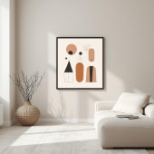Terracotta Balans Poster