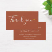 Terracotta Bedankt voor het winkelen korting Kaart (Bureau)