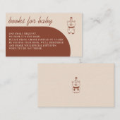 Terracotta Beer die de Boeken van het Pet van een  Informatiekaartje (Voorkant / Achterkant)