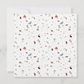 Terracotta Beige Sienna & Mint Kleurenpalet Kaart (Achterkant)