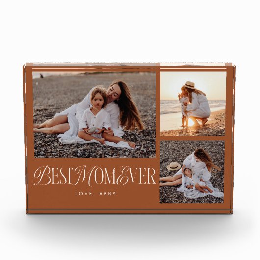 Terracotta beste mama ooit collage fotoblokken (Voorkant)