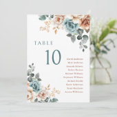 Terracotta Blauwgroen Neutral Waterco Zitting Char Kaart (Staand voorkant)