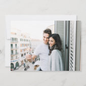 Terracotta Blauwgroen Neutrale Waterverf bloemenbr Save The Date (Achterkant)