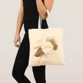 Terracotta Bloem Boho Tropisch Tote Bag (Voorkant (product))