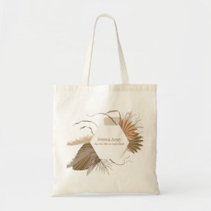 Terracotta Bloem Boho Tropisch Tote Bag
