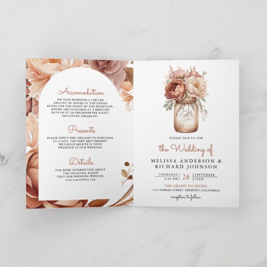 Terracotta Bloem Pot QR Code Trouwdag (Binnen)