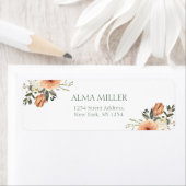 Terracotta Bloem Retouradres Etiket (Insitu)