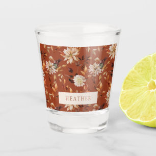 Terracotta Bloem Shotglas Shot Glas