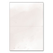 Terracotta Bloemen Boho Fall Trouwplaats Kaart (Achterkant)