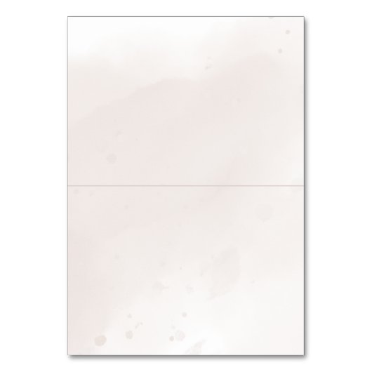 Terracotta Bloemen Boho Fall Trouwplaats Kaart (Achterkant)