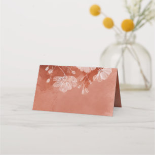 Terracotta Bloemen Vouw Plaatskaart Verliefd Worde Plaatskaartje