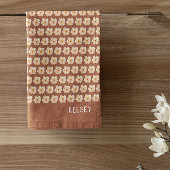 Terracotta Bloemennaam Bad Handdoek