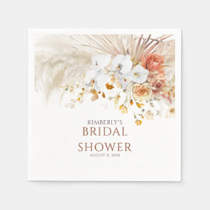 Terracotta bloemenpampa's gras voor elk evenement servet