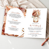Terracotta Bloempot met QR Code Bruiloft