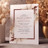 Terracotta Bloemrijke Landelijke Pampasgras Bruilo Kaart