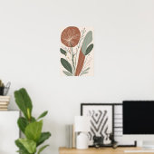 Terracotta Bloom I Poster (Thuiskantoor)
