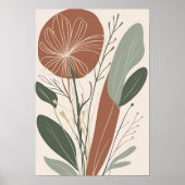 Terracotta Bloom I Poster (Voorkant)