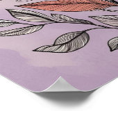 Terracotta Bloom Tuin Poster (Hoek)