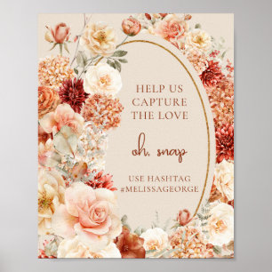 Terracotta blush Help ons de liefde te vangen oh s Poster