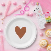 Terracotta Bohemian Burnt Oranje Baby shower Papieren Bordje (Feest)