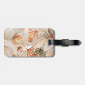 Terracotta Bohemian elegant modern pamapgras Bagagelabel (Achterkant horizontaal)