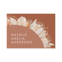 Terracotta Bohemian elegant modern pamapgras