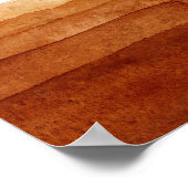 Terracotta Boho Abstracte woestijn Welkomstteken Poster (Hoek)