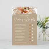 Terracotta Boho arch raad eens wie mama of papa sp (Staand voorkant)