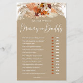 Terracotta Boho arch raad eens wie mama of papa sp (Voorkant)