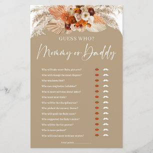 Terracotta Boho arch raad eens wie mama of papa sp