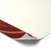 Terracotta boho baby shower poster (Hoek)