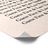 Terracotta Boho Beach Wedding Welkom Poster (Hoek)